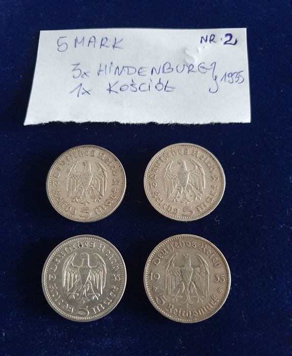 5 Marek 1935 i 5 Marek 1935 Kościół Srebro Z.2.
