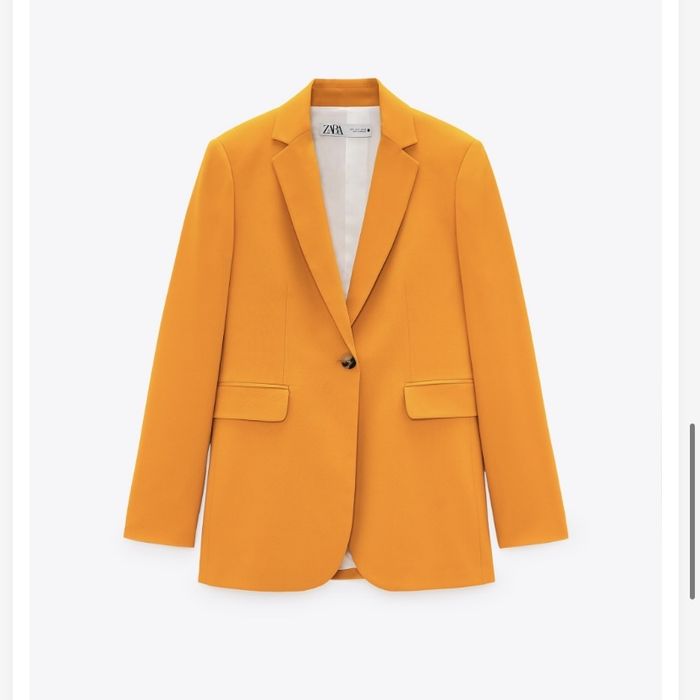 Blazer ZAra laranja tam 36