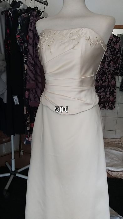 Vestido Noiva Beje