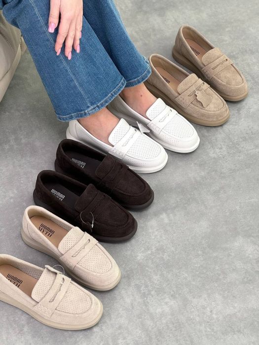 Лофери натуральна замша