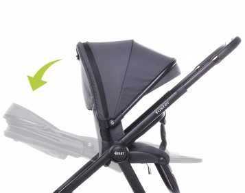 Nowy wózek spacerowy z przekładanym siedziskiem 4baby Foster