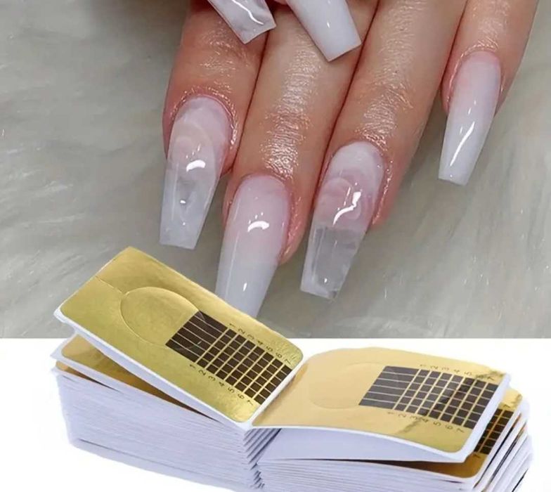 Conj 95 Moldes Aumentar Unhas de Gel