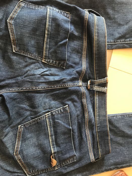 Spodnie jeans HTC R 36 męskie+ pasek CROSS