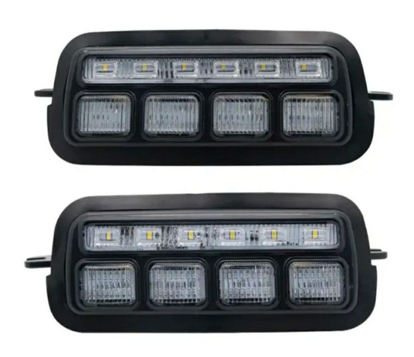 Світлодіодні підфарники Нива Lada niva туманки з ДХО і поворот 2121