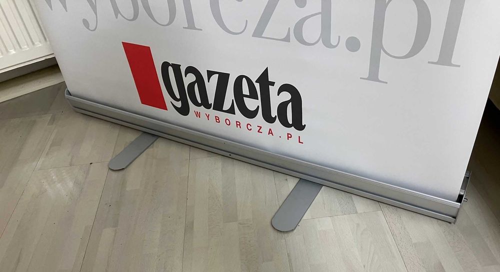 RollUp Baner Reklamowy Stojący Przenośny Stand Duży 100 x 200 cm
