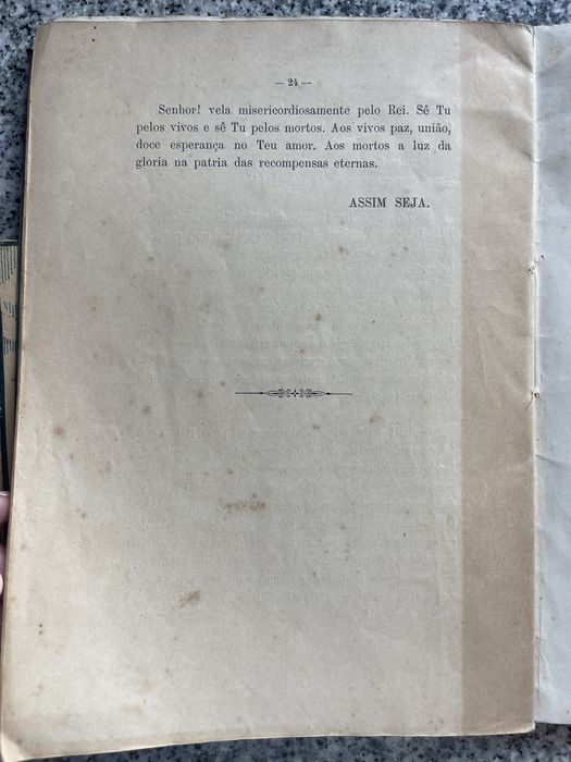 No Templo dos Jeronymos - Oração Funebre 1908 ao Rei e Principe Real