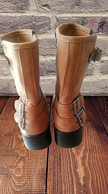buty bikery walkery półbuty motocyklowe beżowe
