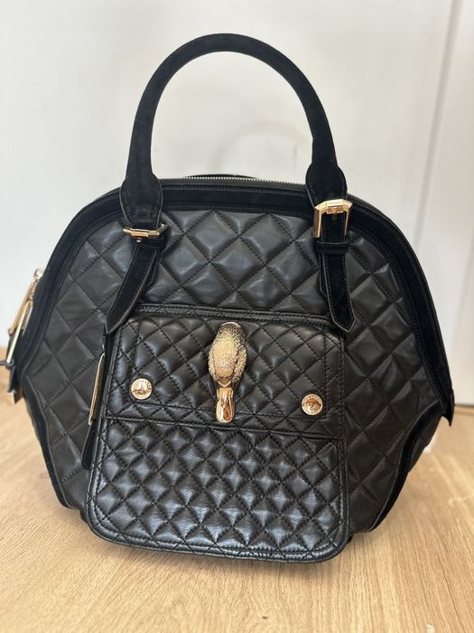 Torba do reki burberry czarna pikowana