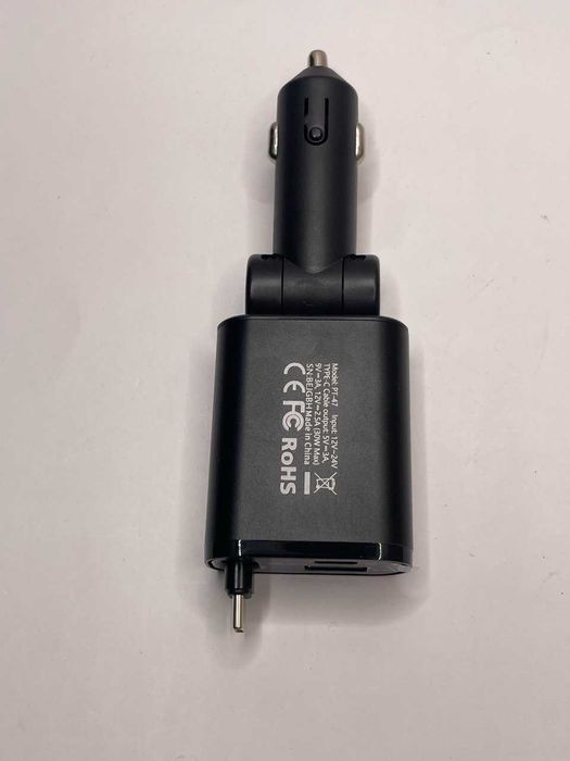 Lamicall PT-47 – Ładowarka Samochodowa USB-C PD Zwijanym Kablem B43