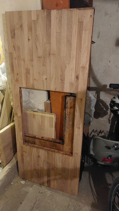 Blat dąb drewniany IKEA kuchnia