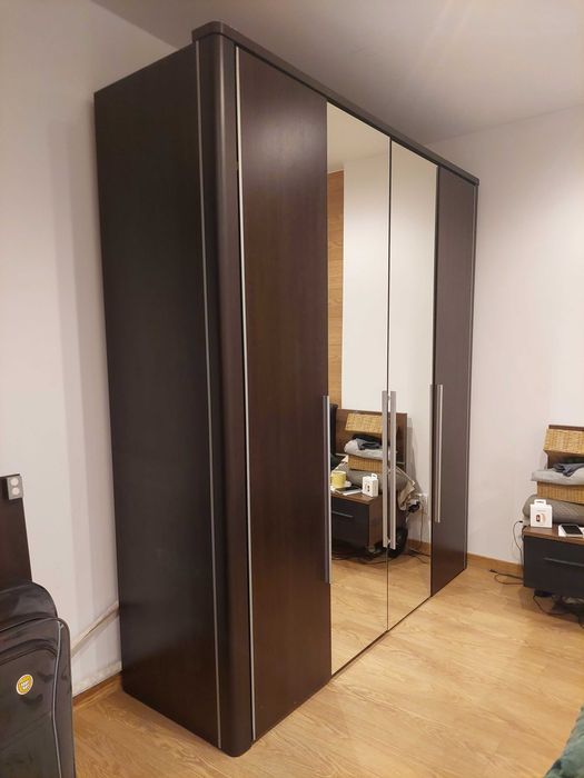 Komplet mebli kolor WENGE - 2 Szafy z Komodą i instrukcją