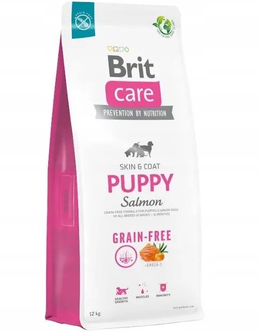 Brit Care Dog Grain Free Puppy Salmon łosoś 12kg