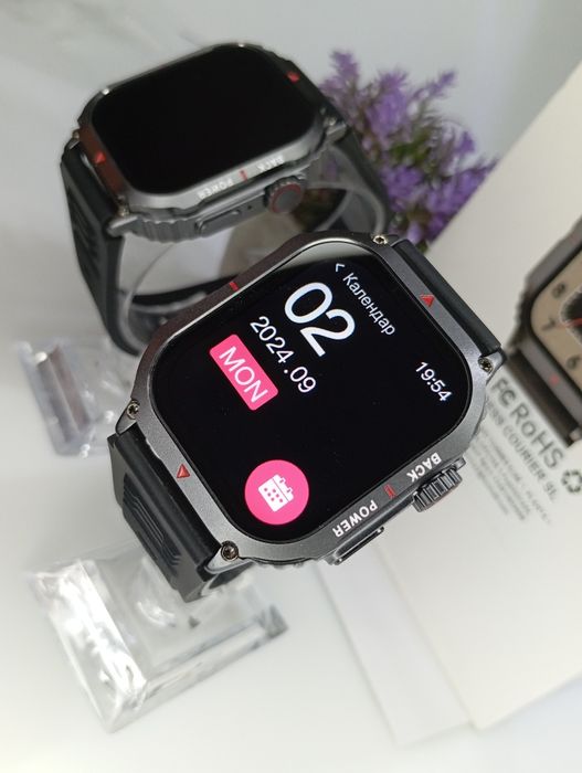 ‼️ Смарт годинник Lemfo DK66 AMOLED екран NFC Smart watch Чоловічій‼️