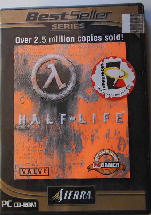 Um Bestseller! Jogo PC / CD-ROM: "Half-Life" ORIGINAL c/ Manual64171295339009120
