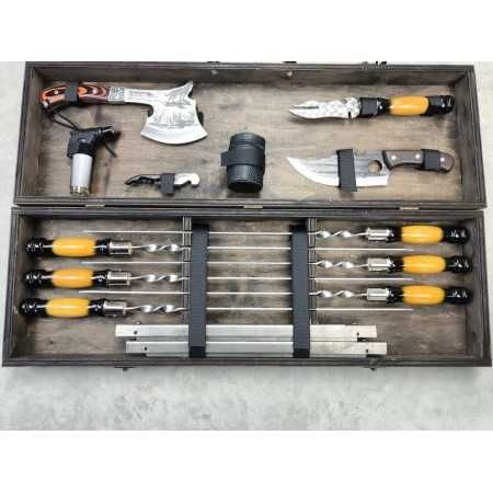 Подарункові набори для мангалу Moltis | шампури + мангал + аксесуари