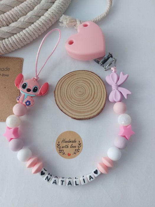 Zawieszka do smoczka z imieniem