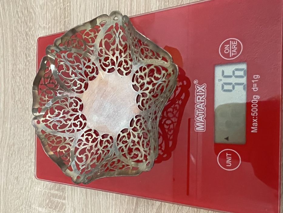 срібло 925, Англія, ваза, антикваріат.