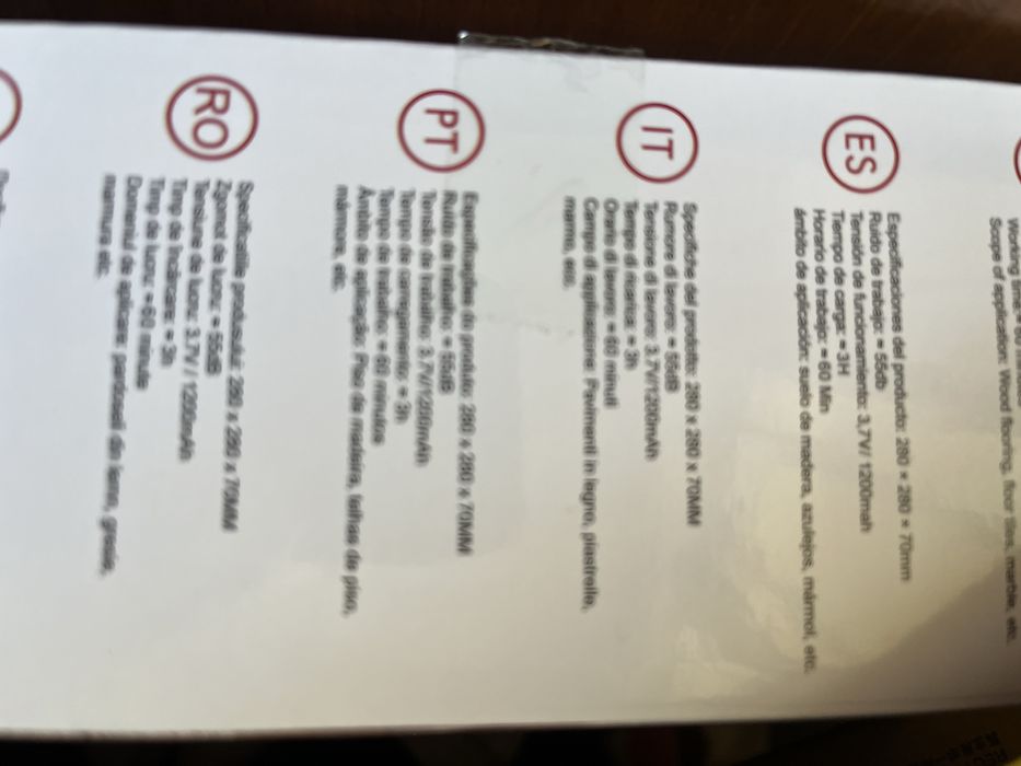 Robo de limpeza novo espetacular