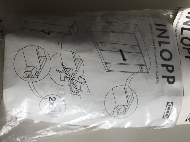 Iluminação interior para roupeiros IKEA - NOVO - fechado