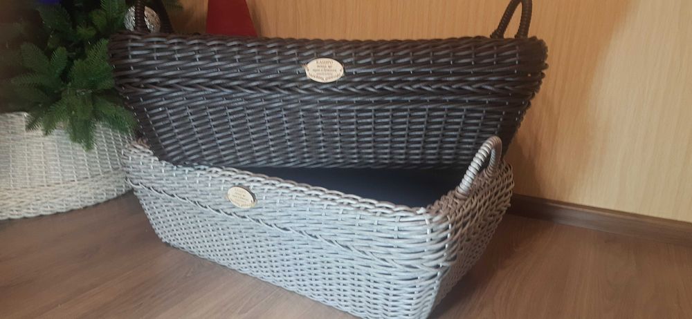 Кашпо, дровниця, плетена корзина, підвісні кашпо