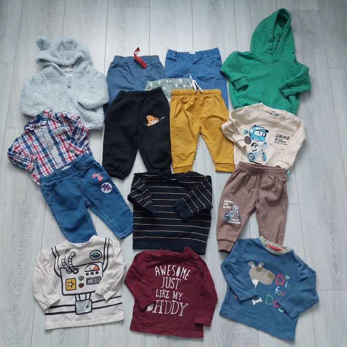 Набір пакет одягу для хлопчика 6-9 міс 74 розмір