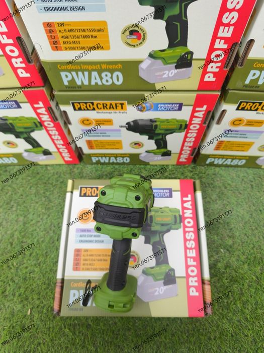Акумуляторний гайковерт Procraft PWA80 (без АКБ та ЗП)