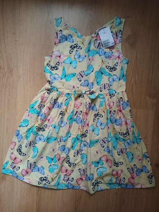 Платье для девочки НМ, коттон, 9-10 лет