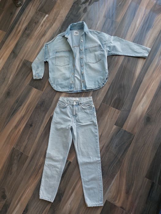 Рубашка ZARA +джинси MAHGO