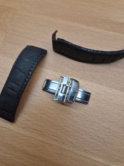 Zapięcie motylkowe *Tissot* stalowe srebrne 18mm