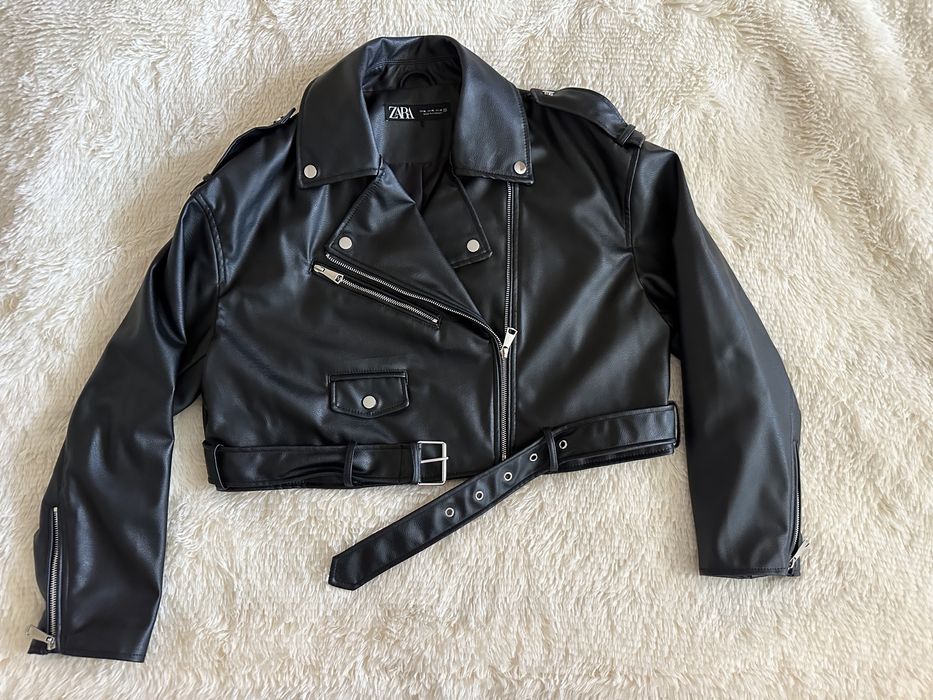 Шкіряна куртка ZARA