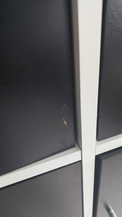 IKEA regał Kallax biały 182x182 cm 25 półek