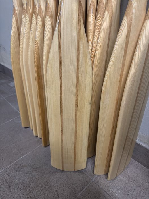 Drewniane wiosła 2 szt szalupowe do łodzi łódki  220cm 240cm