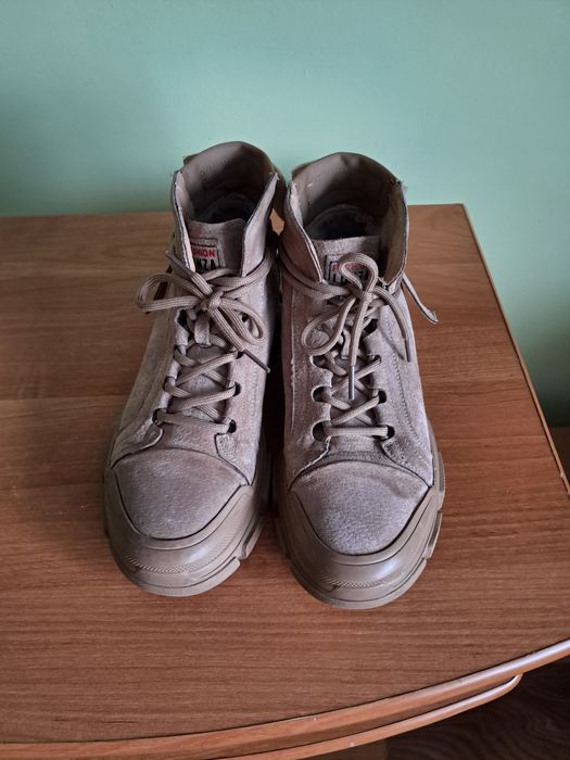 Черевики жіночі замша/шкіра Lonza