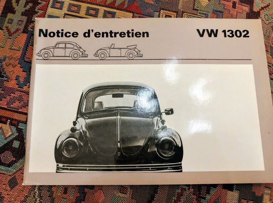 Manual Instruções VW Carocha Beetle