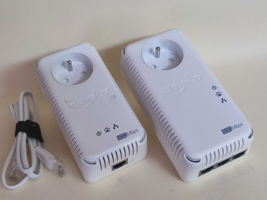 2x Devolo AV500 Adaptadores CPL Powerline