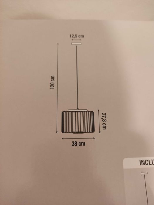 Oświetlenie lampa żyrandol Pecan Inspire