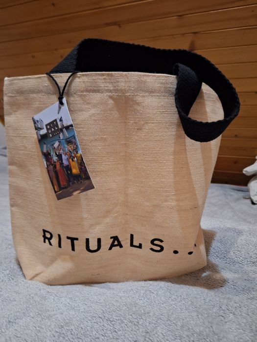 Rituals torba lniana materiałowa nowa na zakupy
