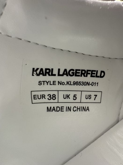 Karl Lagerfeld Oryginalne Buty Sneakersy Wizytowe Obuwie 38/ dł 24,5cm