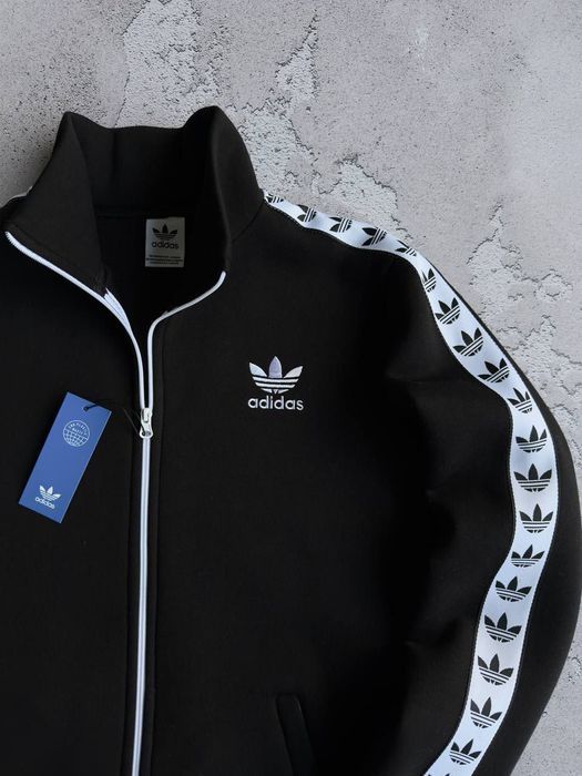 Олімпійка Adidas. Зіпка. ЛЮКС якість. Вишивка.Кофта з лампасами Адідас