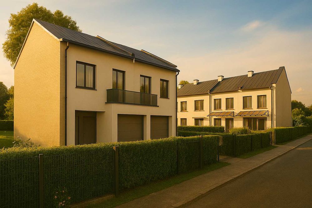 Osiedle Juranda - Warszawa Białołęka - bliźniaki i segmenty 128 m²
