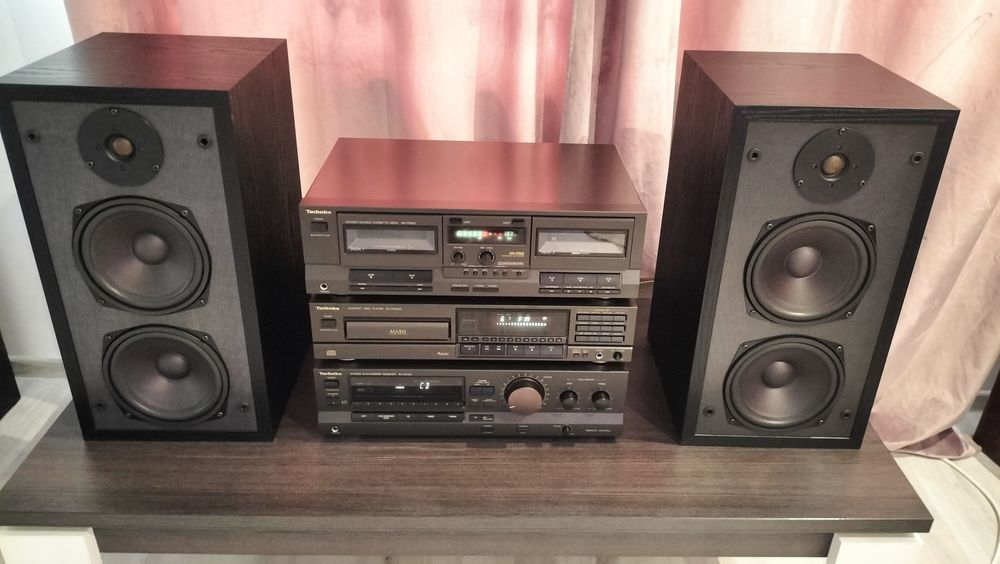 Wieża Technics Amplituner CD Deck