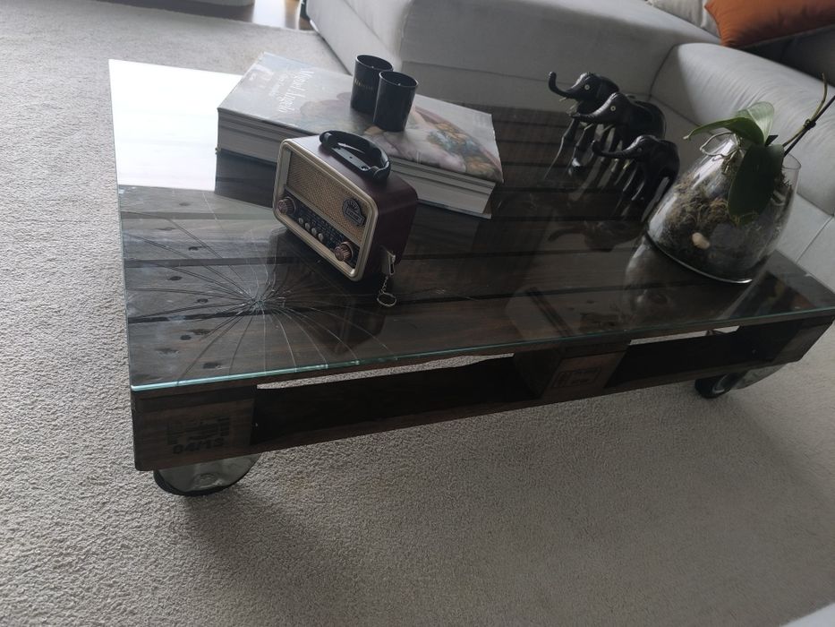 Mesa  de centro em palete