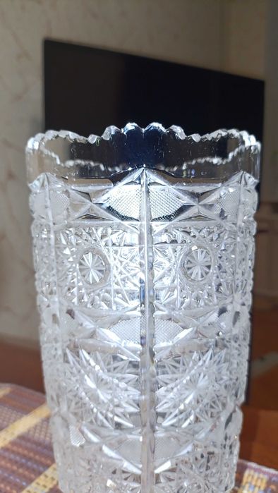 Ваза Богемія чеський кришталь