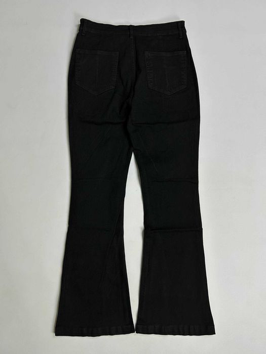 Джинси Rick owens DRKSHDW flared джинсы клеш black skinny cut type M S