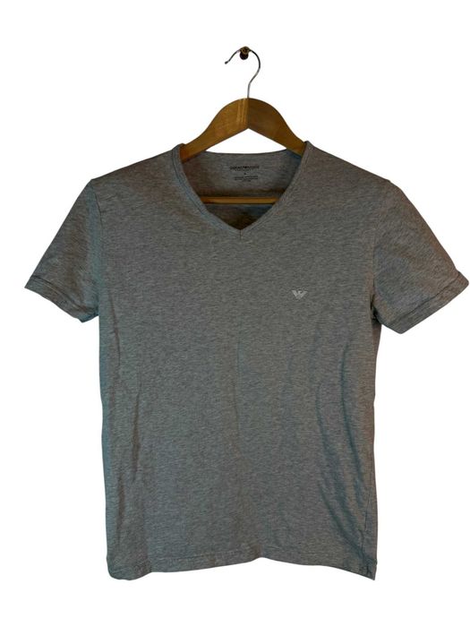 Koszulka Armani szara z logiem m