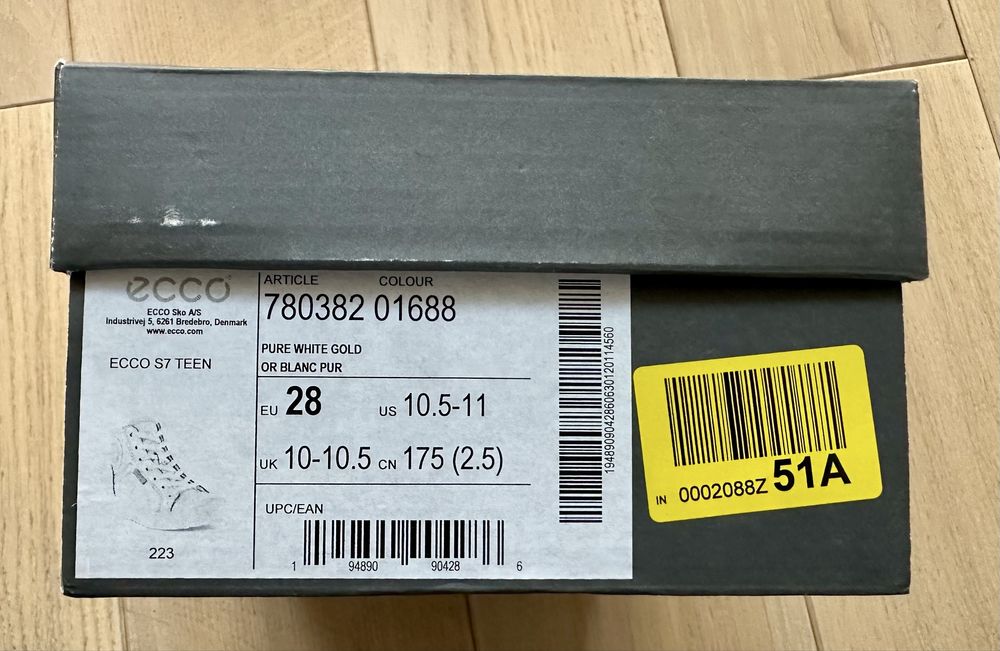 Buty ECCO S7 TEEN dla dziewczynki rozm 28