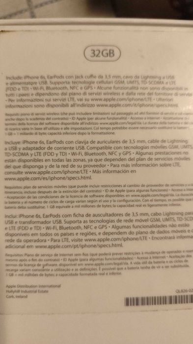 iPhone  6s usado64585229384449122