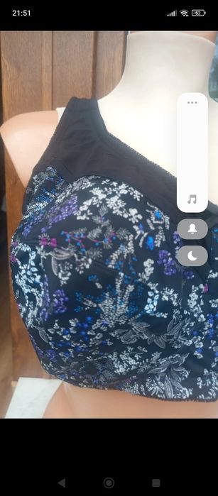 Odciążający bezfiszbinowy biustonosz Ulla Popken. 115F