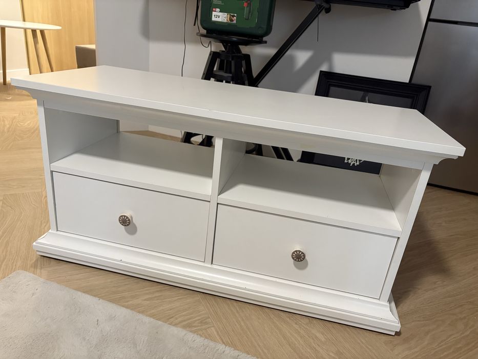 Biała szafka rtv 102 cm