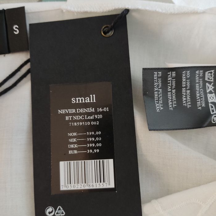 Never Denim bluzka damska haftowana S i M Nowe